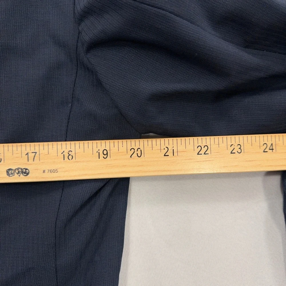 Joseph Abboud Suit Slim Fit Wool Blend 2-Button Navy Blue Mens 38R 32W